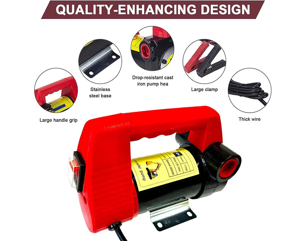 Fuel Transfer Pump 12V 175W High Flow Diesel Oil Pump