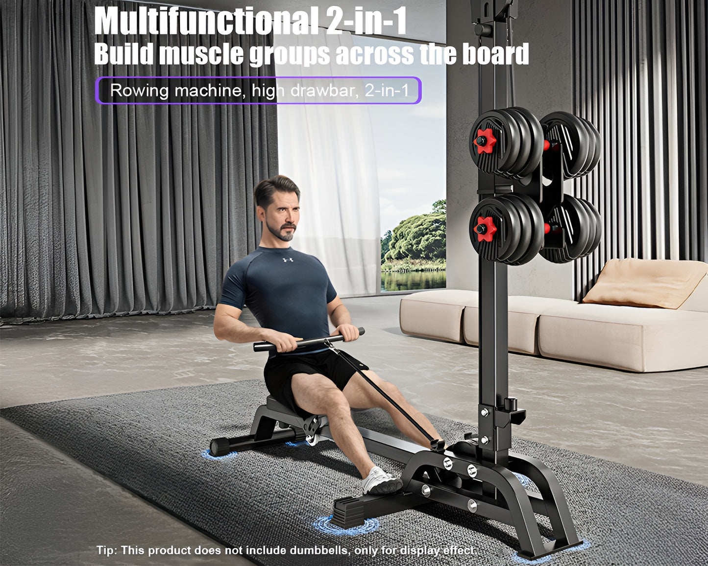 Folding Resistance Rowing Machine