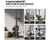 Multifunctional Folding Resistance Rowing Machine Compact 2 in 1 Portable Home Exercise Equipment