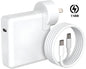 118W USB C Fast MacBook Pro Charger with 2M USB C Cable