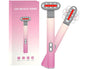 Pink Purple 7 in 1 LED Skincare Wand Red Light Therapy for Face and Eyes