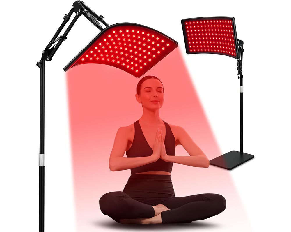 Red Light Therapy for Face and Body 660nm & 850nm Infrared Light Device with Stand