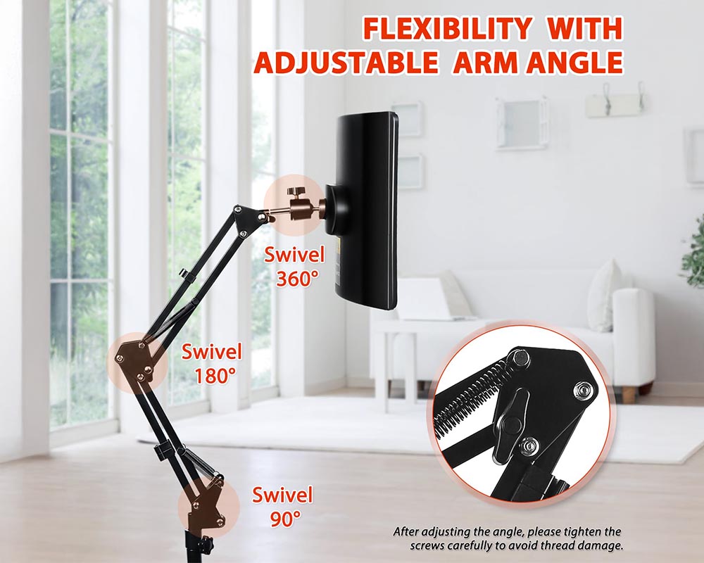 Red Light Therapy for Face and Body 660nm & 850nm Infrared Light Device with Stand