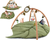 Baby Play Gym & Activity Mat Oversized Leaf Shaped Tummy Time Mat with 6 Detachable Toys