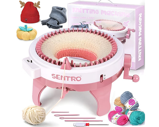 Knitting Machine 48 Needle Round Smart Weaving Loom with Row Counter