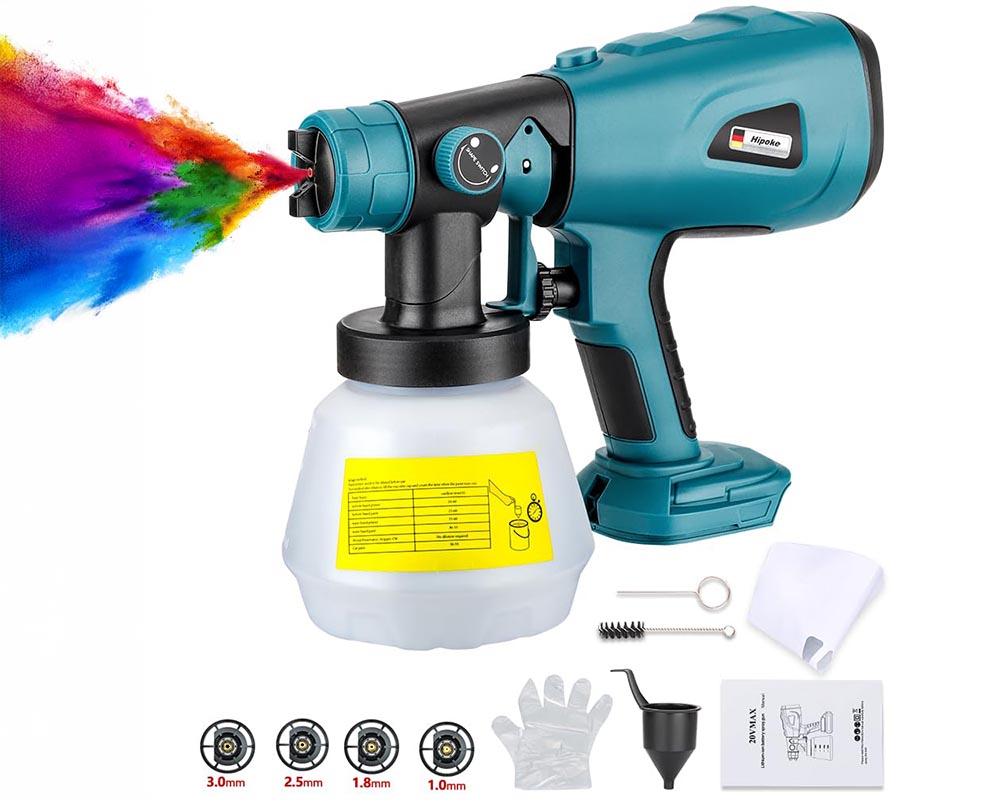 Cordless Paint Sprayer Compatible Makita 18V Spray Gun Airless