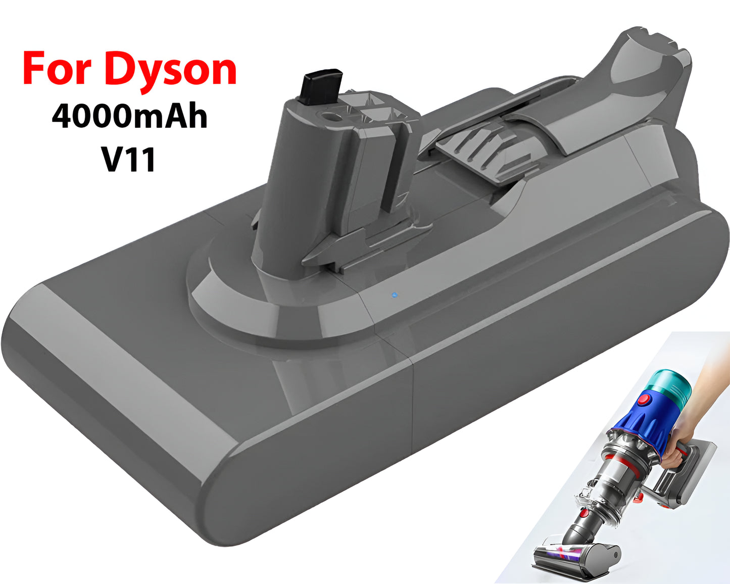 Click in Battery For Dyson V11