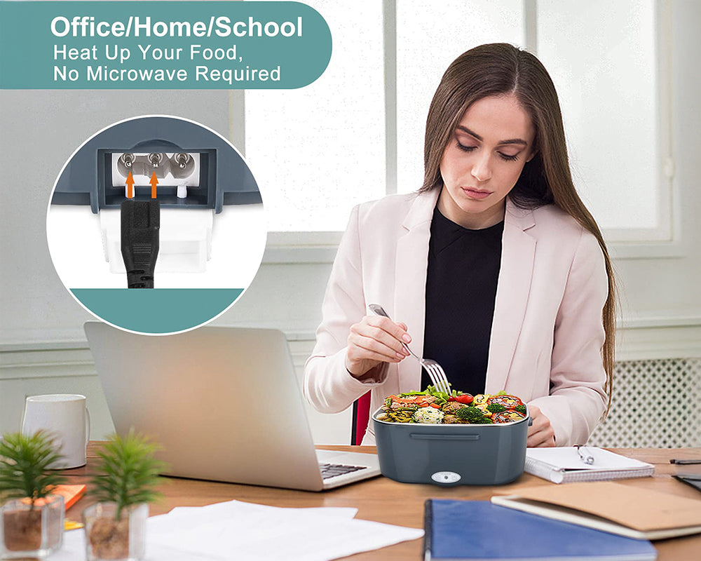 Electric Lunch Box Food Heater  3 in 1 Ultra Quick Heated Lunch Box for Adults