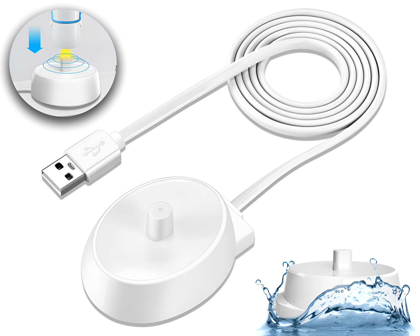 USB Charger for Braun Oral-b Electric Toothbrush