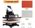 29 x 38CM Heat Press Machine Transfer T-Shirt Printer