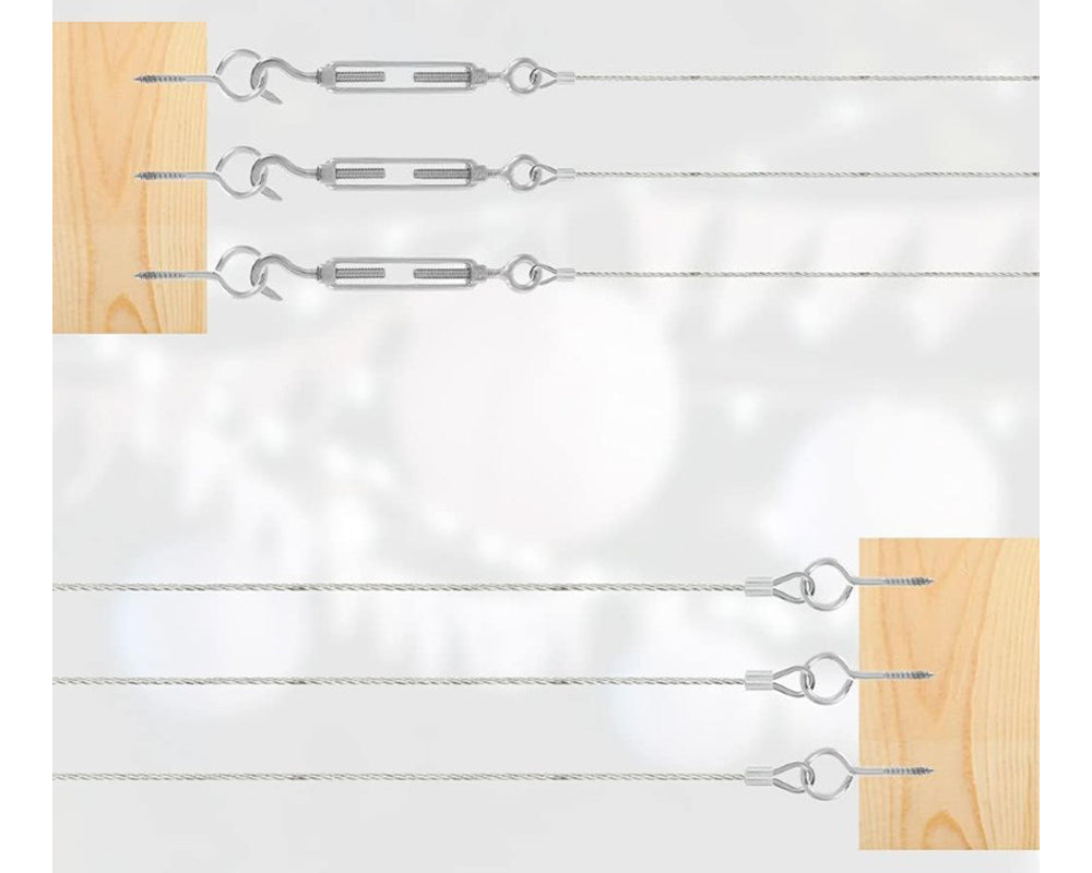 30M Stainless Steel Wire Rope Cable Kit
