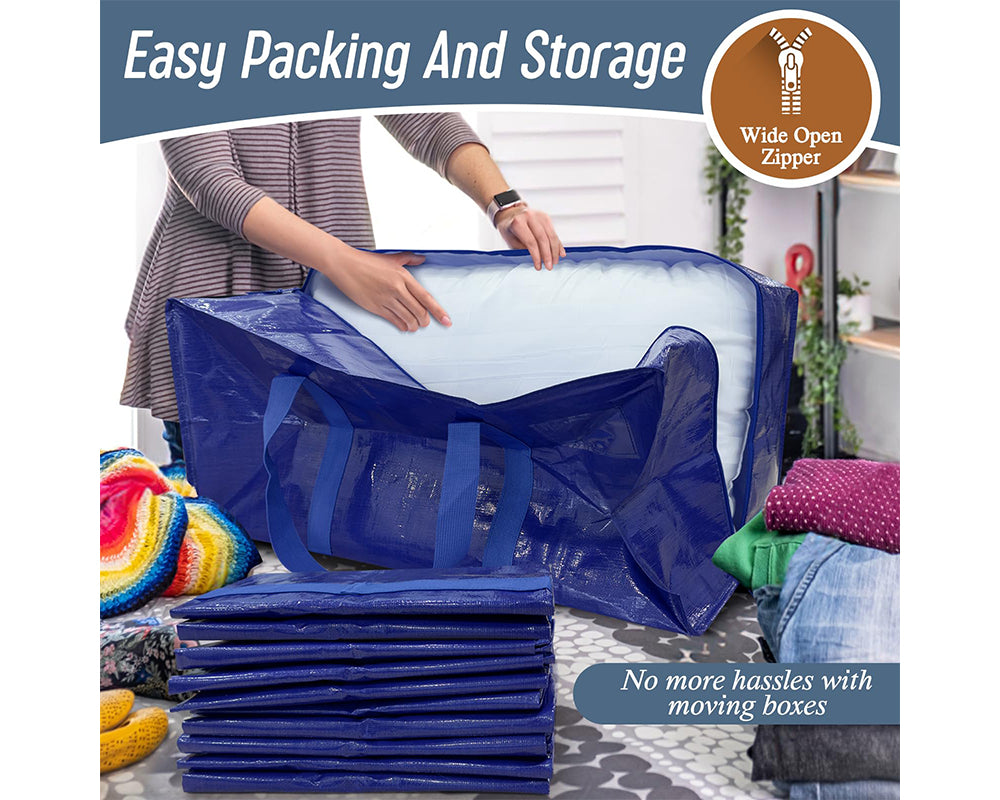 6PCS Moving Bags Extra Large Storage Bags for Moving