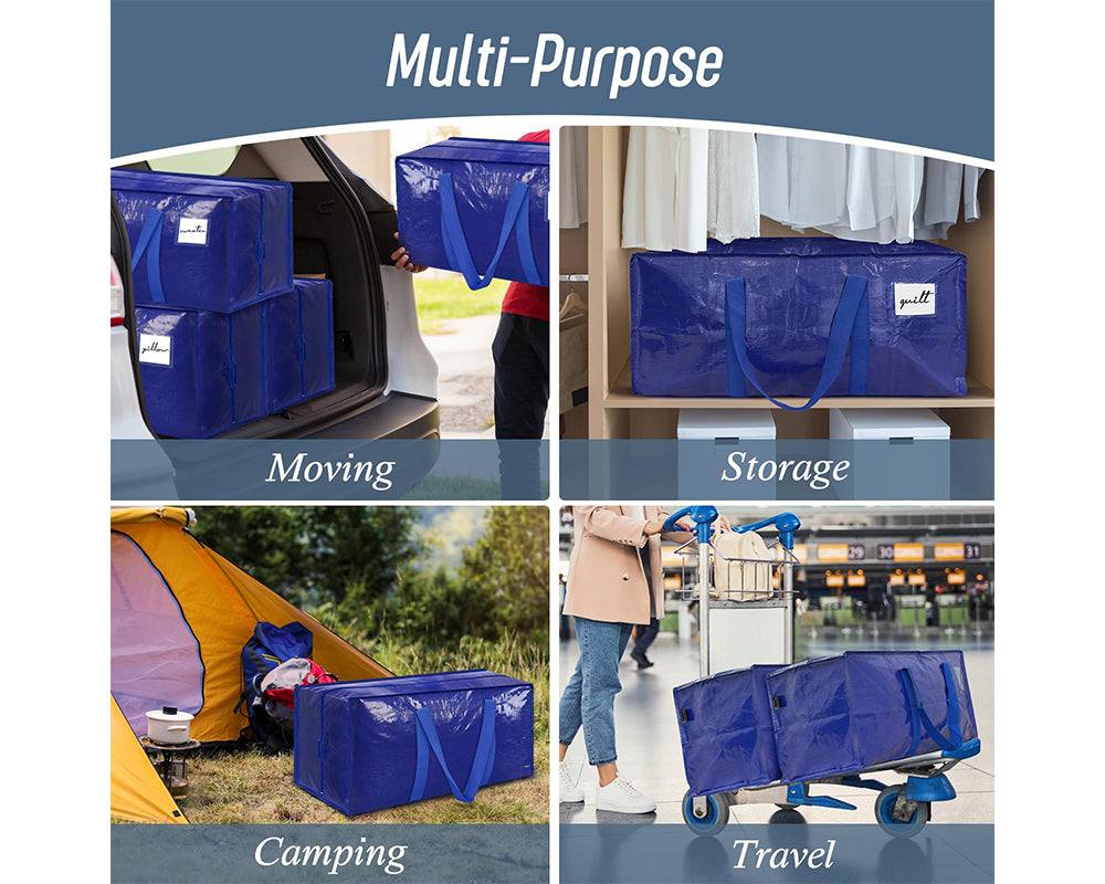 6PCS Moving Bags Extra Large Storage Bags for Moving