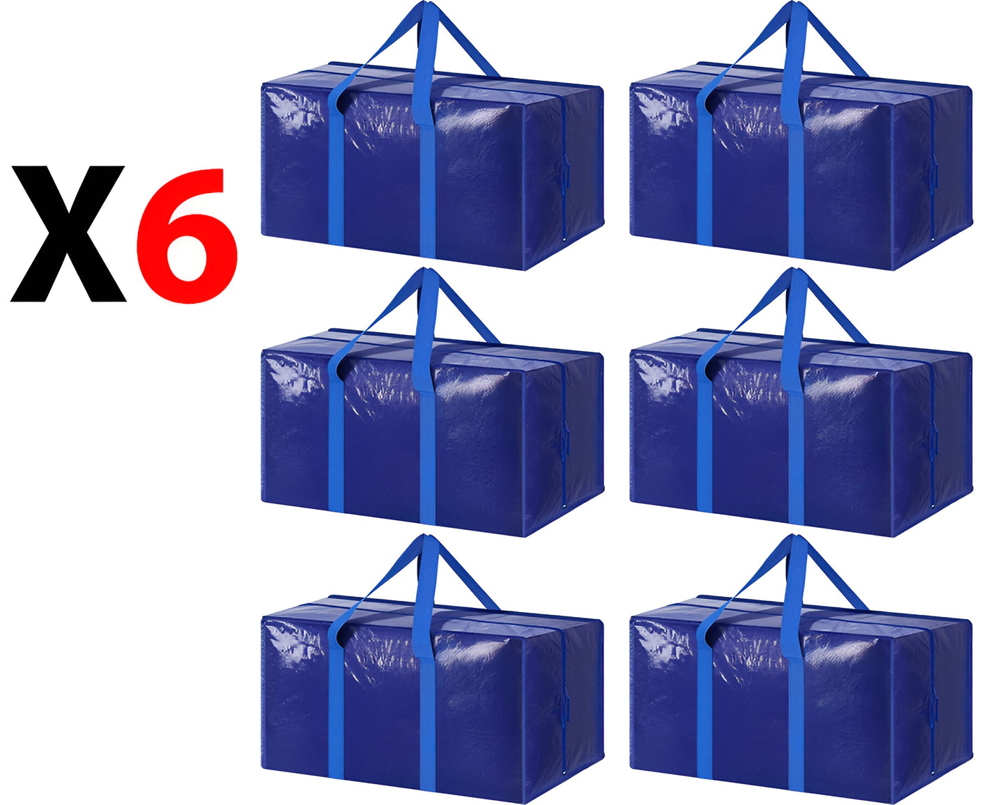 6PCS Moving Bags Extra Large Storage Bags for Moving