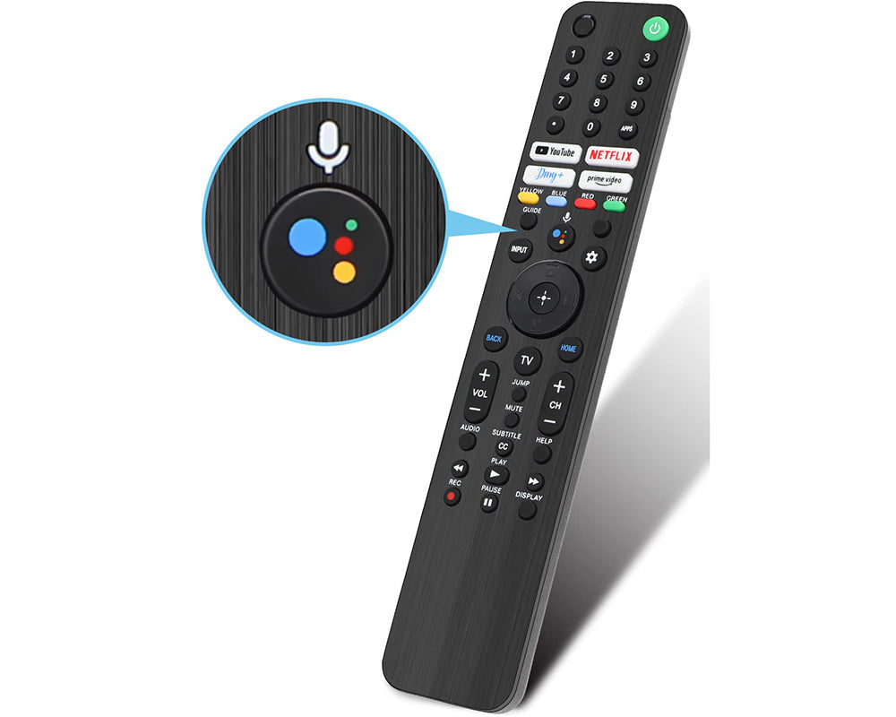 Replacement Voice Remote Control for Sony TV – Compatible with Bravia OLED, LED, 4K/8K UHD Smart Google TVs