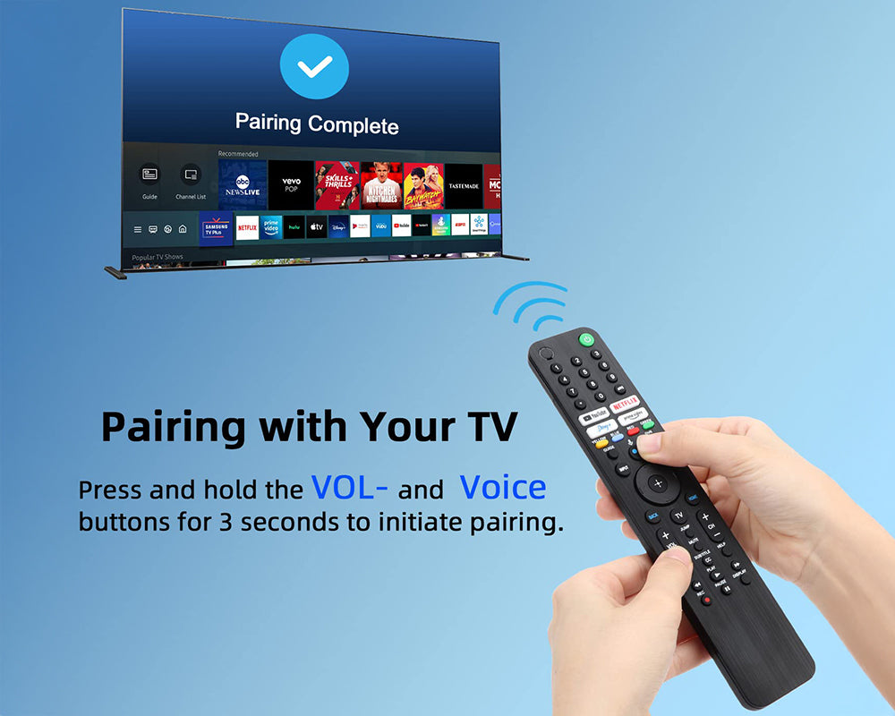 Replacement Voice Remote Control for Sony TV – Compatible with Bravia OLED, LED, 4K/8K UHD Smart Google TVs