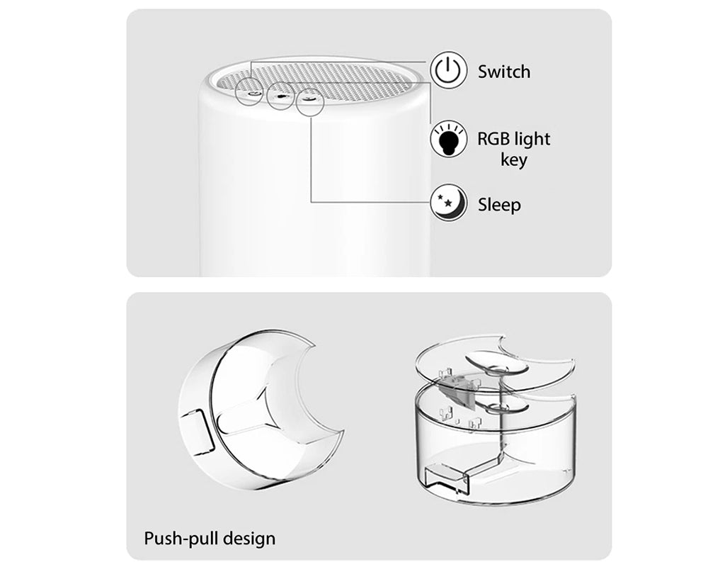 Mini Dehumidifier 1000mL Portable