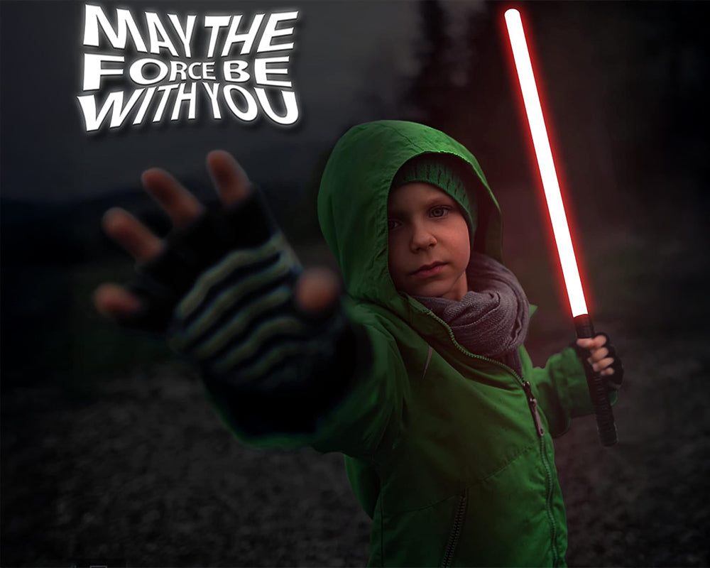 RGB Alloy Handle Light sabers with 15 Colors, 4 Modes & USB Rechargeable Design