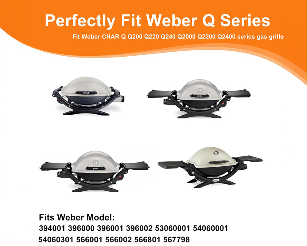 Grill Burner Tube Kit for Weber Q2200 Q2000