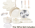 Ceramic Cookware Set Non Toxic with Detachable Handles 19 Pcs