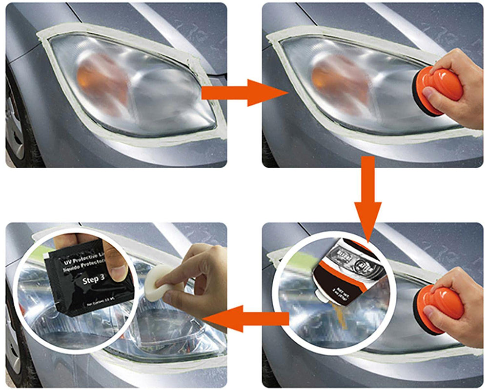 14 Piece Headlight Restoration Kit – DIY 14 Piece Headlight Restoration Kit