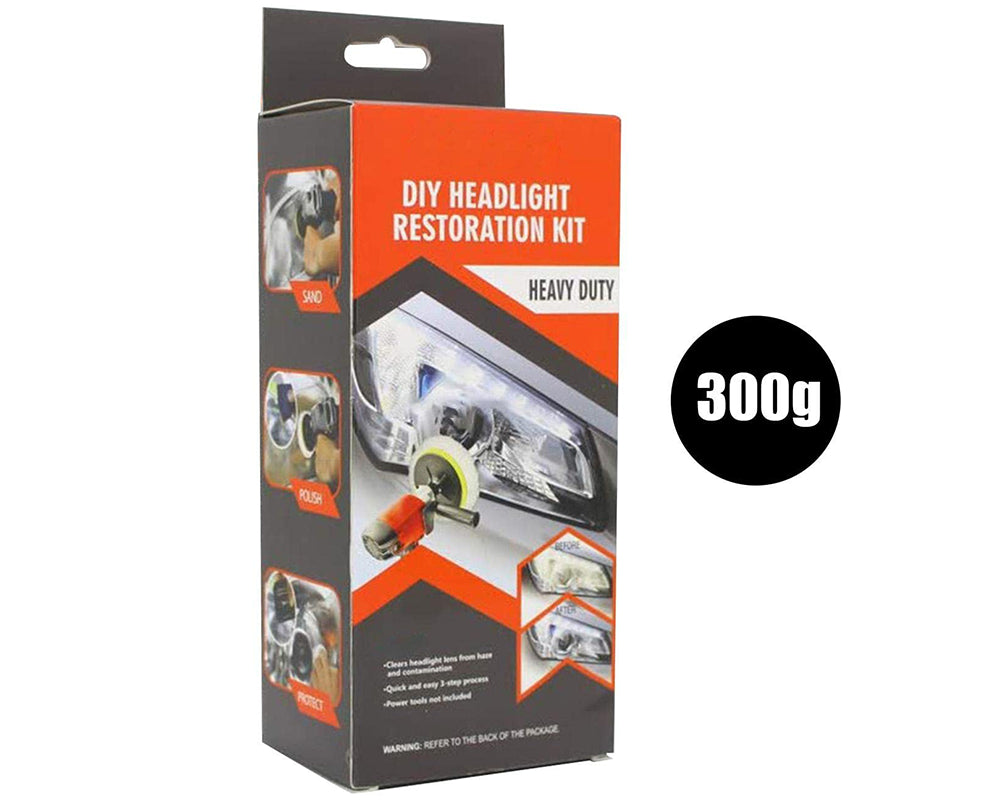 14 Piece Headlight Restoration Kit – DIY 14 Piece Headlight Restoration Kit