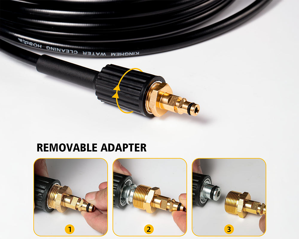 10M High Pressure Washer Hose for Karcher K2–K7 Screw Thread Models