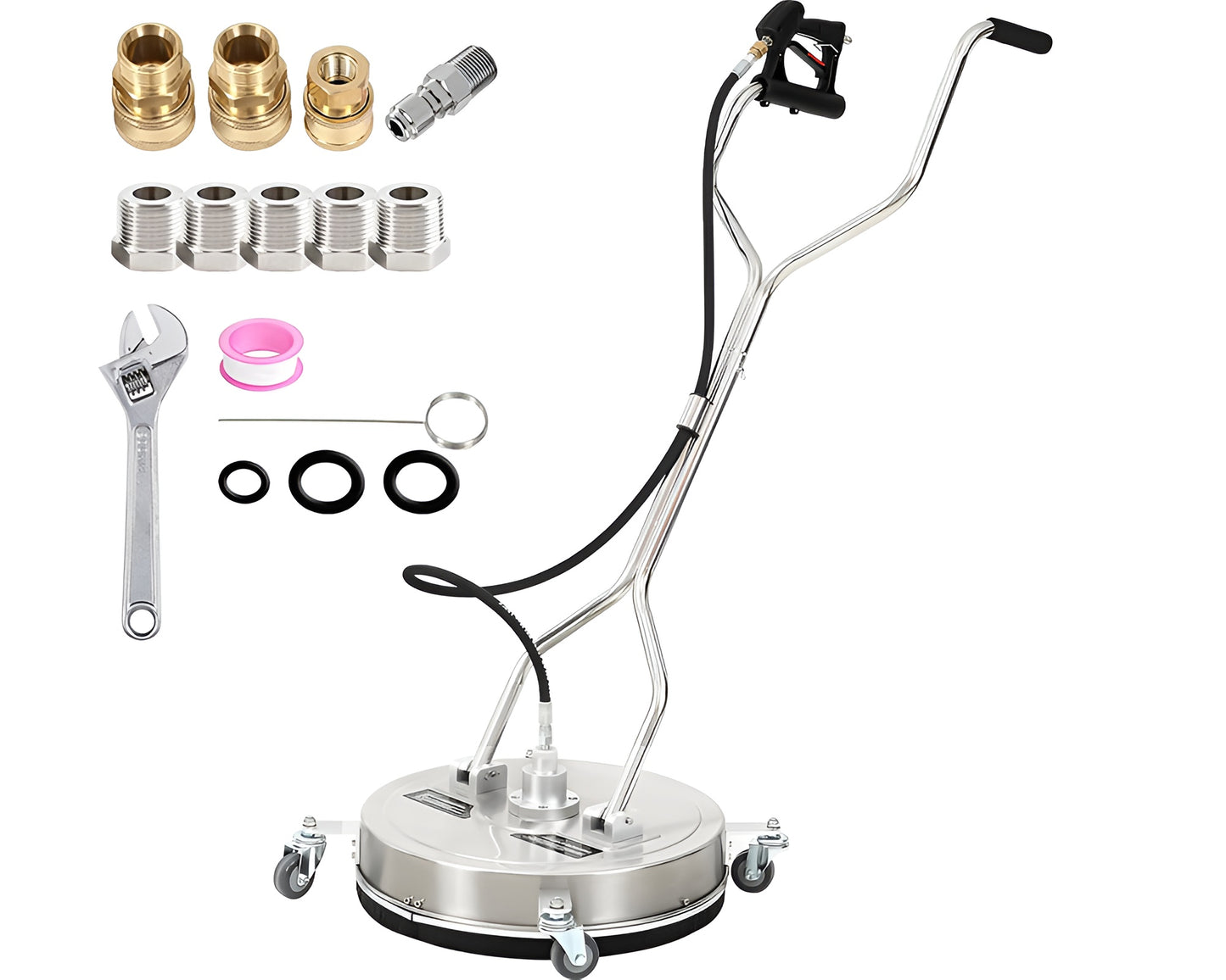 Stainless Steel 18" Pressure Washer Surface Cleaner 18 Inch