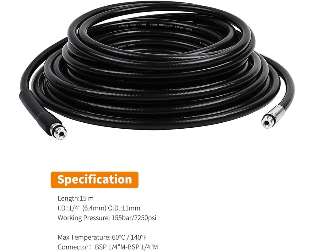 10m Drain/Pipe Cleaning Kit for Karcher