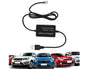 Radar Detector Power Cord USB to RJ11/DC 3.5mm Replacement Cable for Radar Detectors