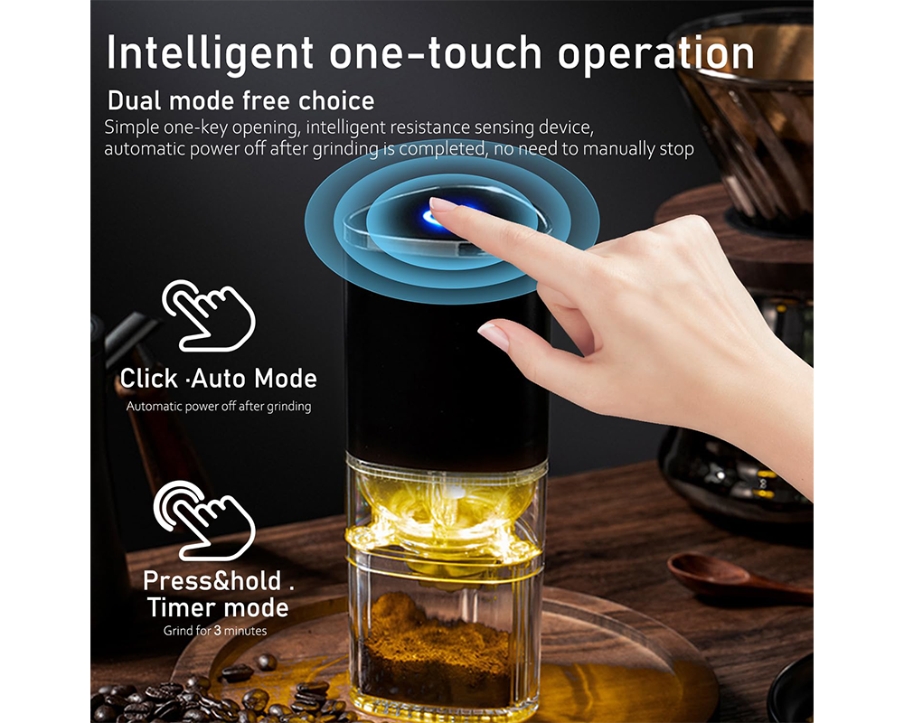 Rechargeable Electric Coffee Grinder