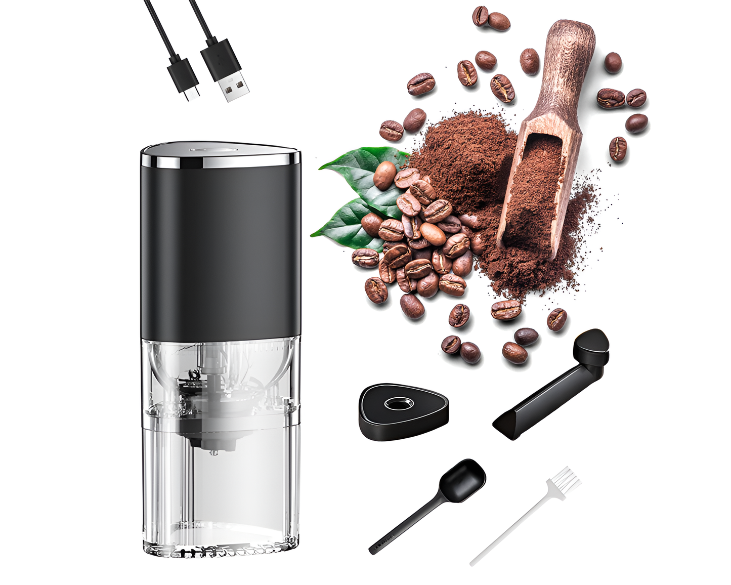 Rechargeable Electric Coffee Grinder