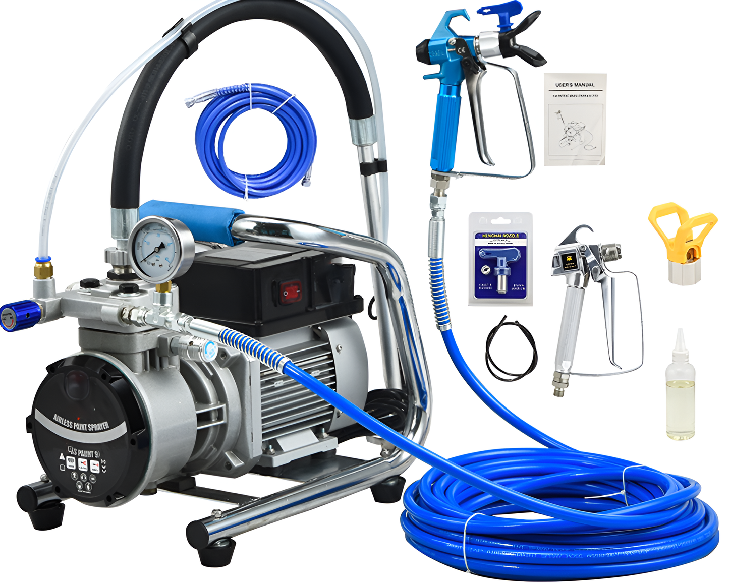 Airless Paint Sprayer – 1600W High Pressure Paint Sprayer with 10M Hose