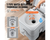 Portable Toilet for Camping 10L Waste Tank & 12L Flush Tank