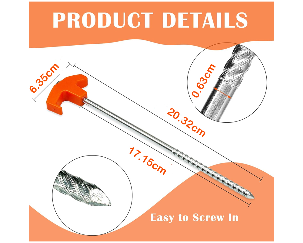 Heavy Duty Camping Tent Pegs