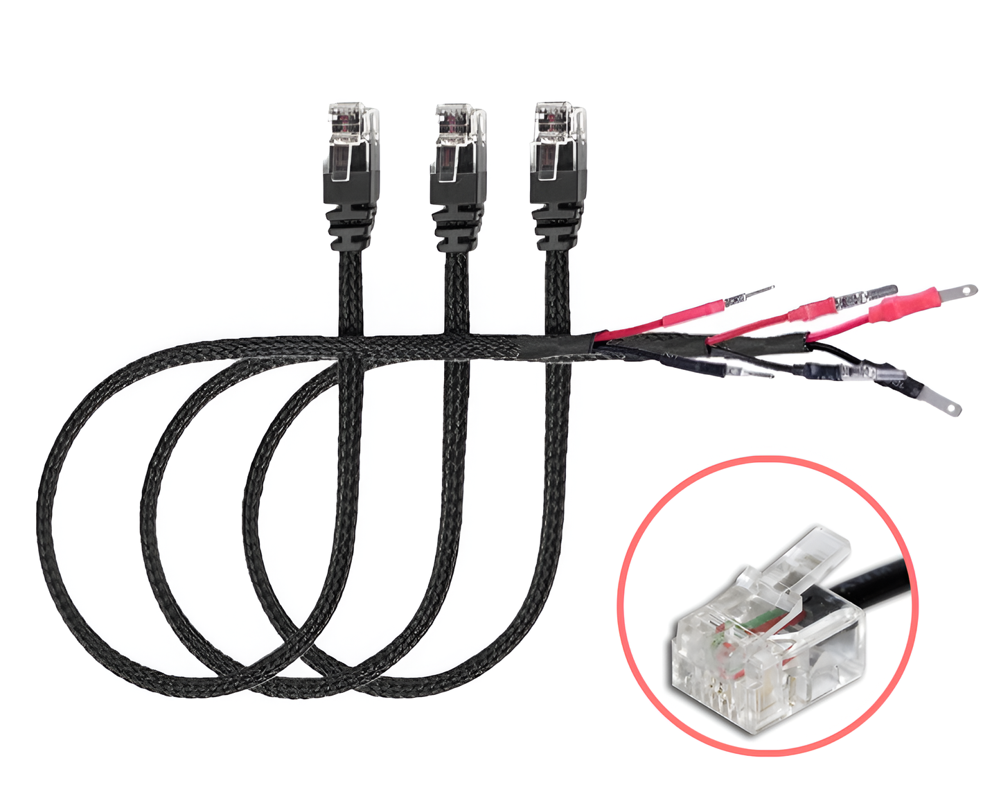 Mirror Hard Wire RJ11 Cable Cord for Uniden Escort Beltronics Valentine V1 Radar