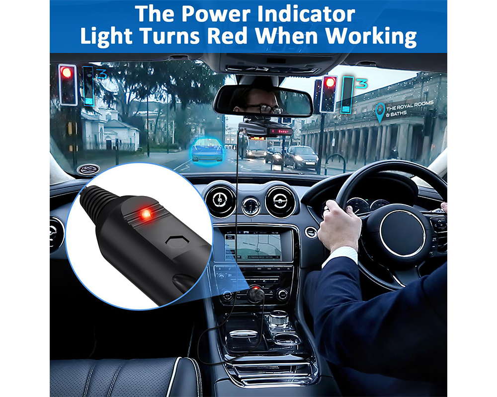 Power Cable Cord for Escort, Beltronic, V1 & Uniden Radar Detectors