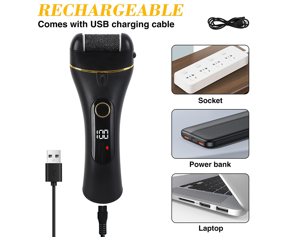 Electric Callus Remover for Feet – Rechargeable Electric Callus Remover for Feet