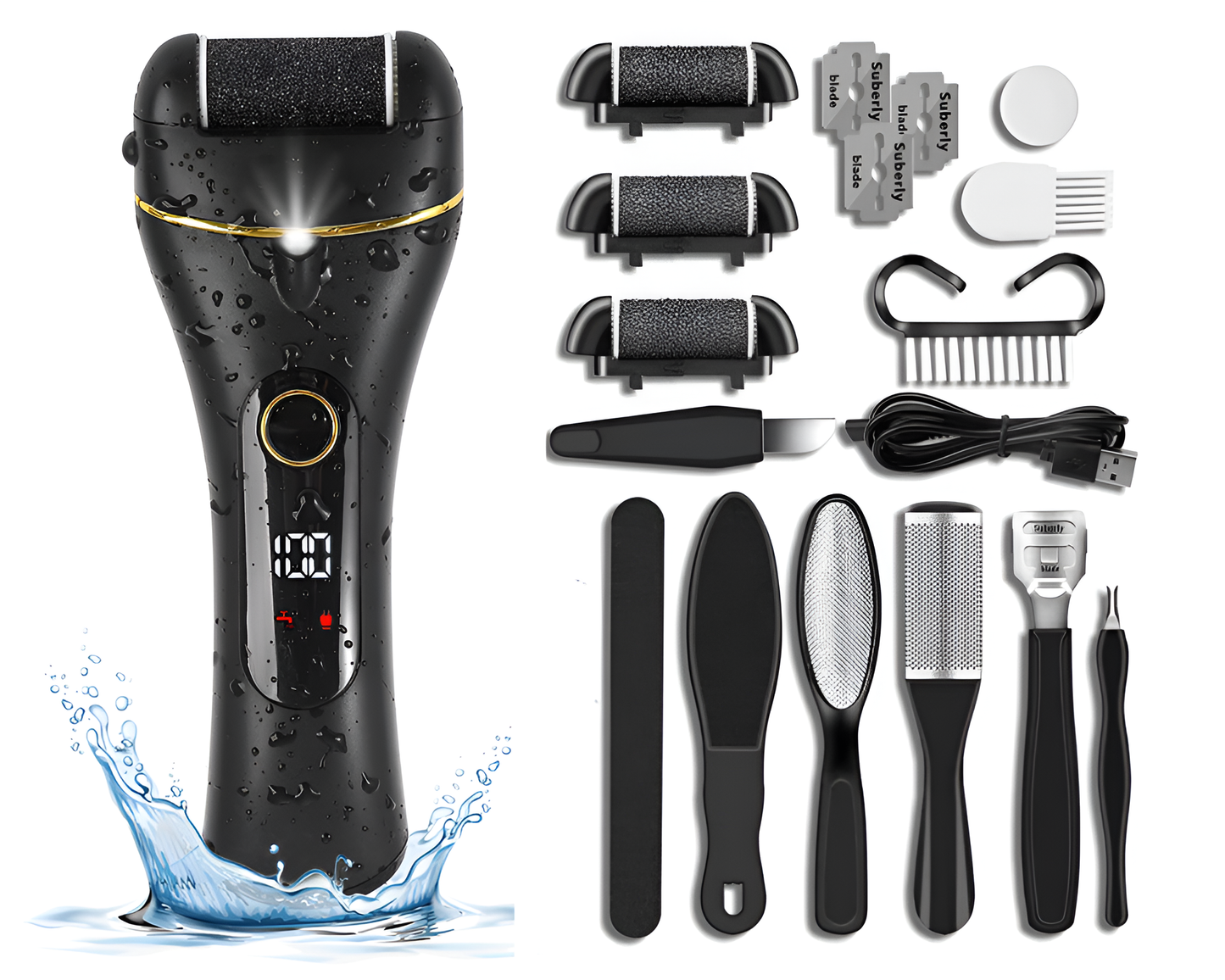 Electric Callus Remover for Feet – Rechargeable Electric Callus Remover for Feet