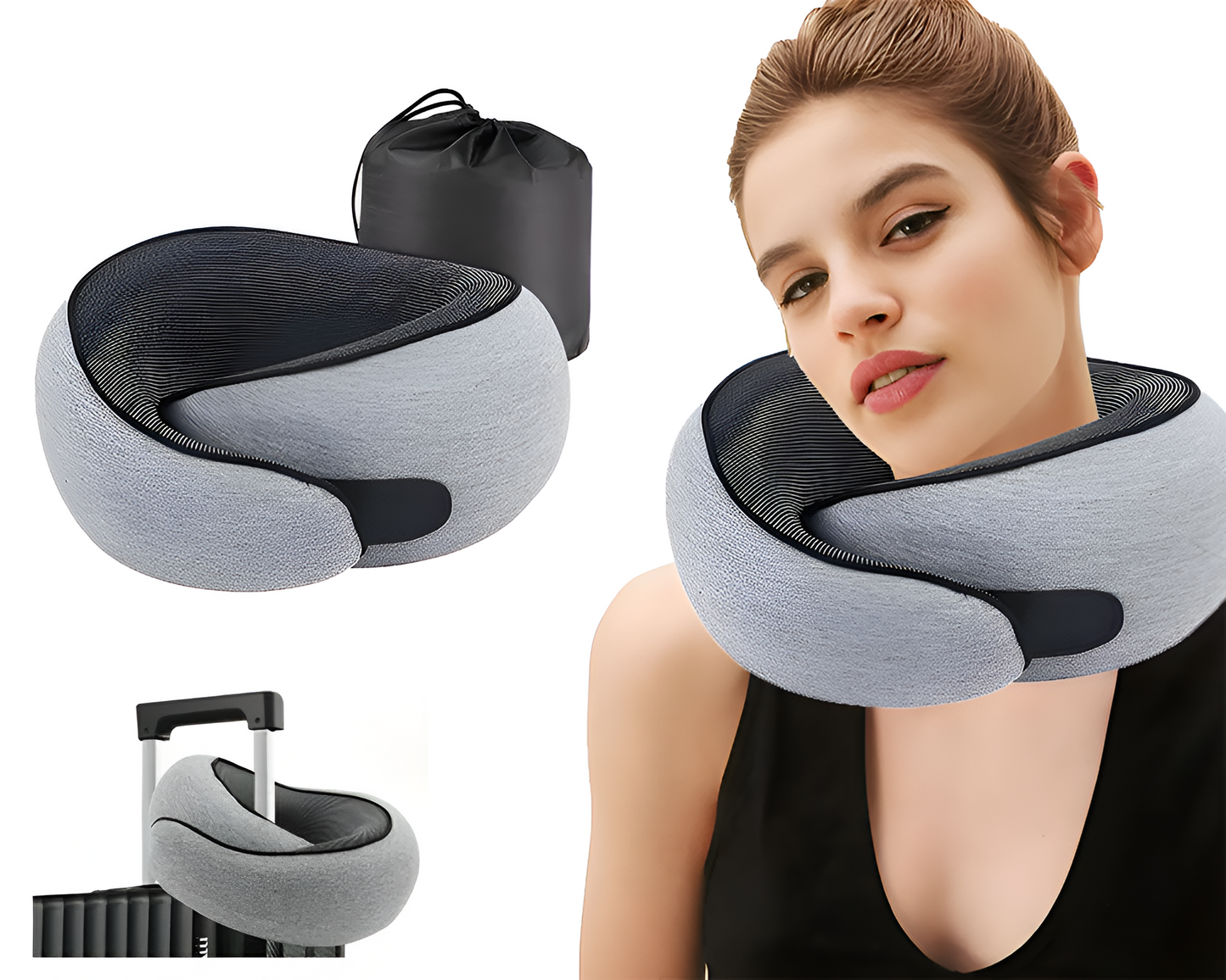 Memory Foam Travel Pillow