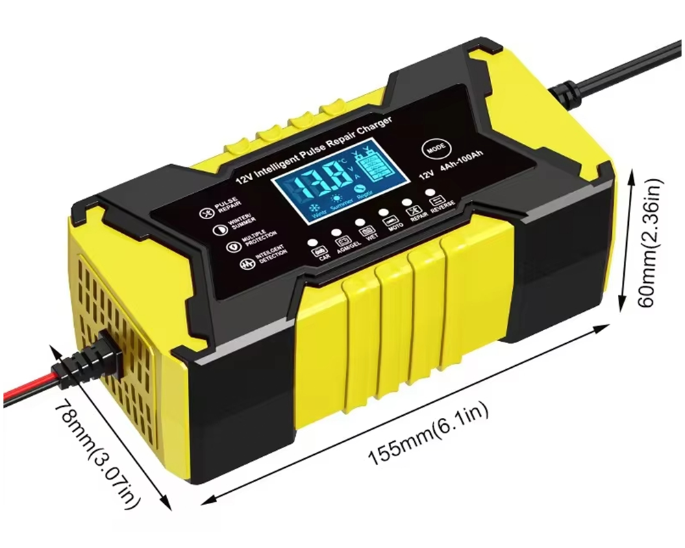 12V Smart Car Battery Charger