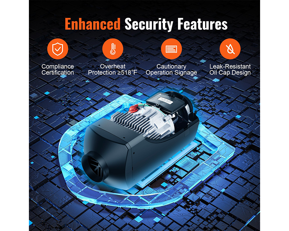 Bluetooth App Control Diesel air heater