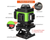 Cross Line Laser Leveler 4D 16Line Green Beam with Tripod