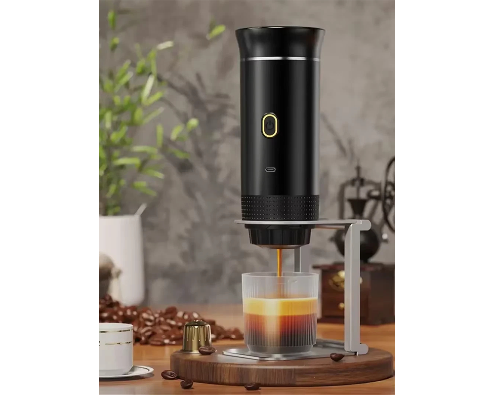 Portable Rechargeable Electric Espresso Machine Car Coffee Maker