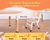 Height Adjustable Toddler Kids Table & Chair Set for Ages 3-8