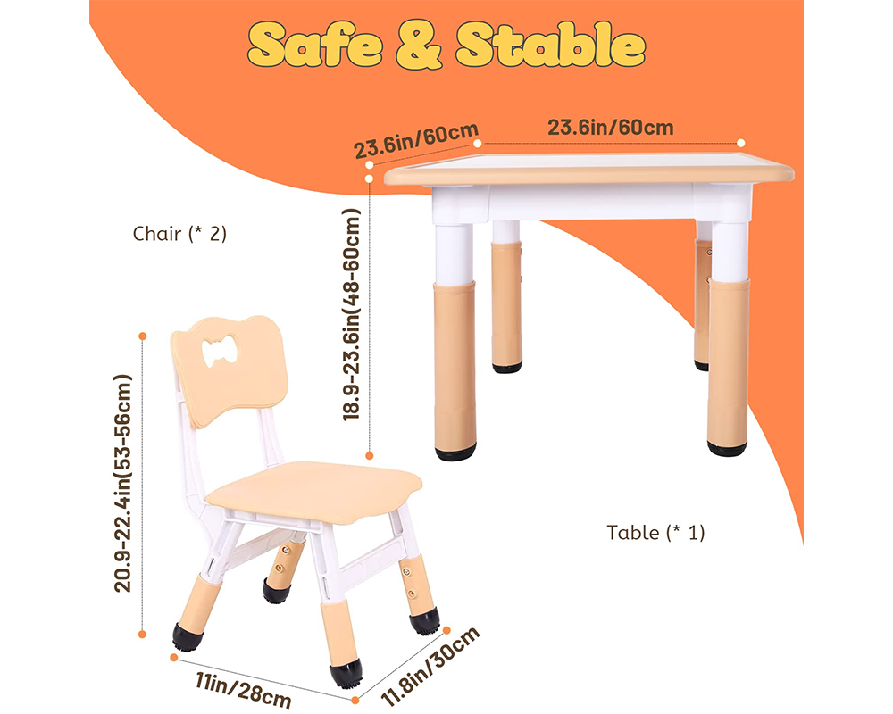 Kids Table and Chair Set