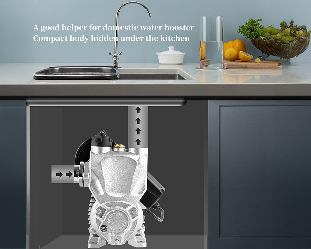 Water Pressure Booster Pump 400W Self Priming Automatic Pump with LED Display