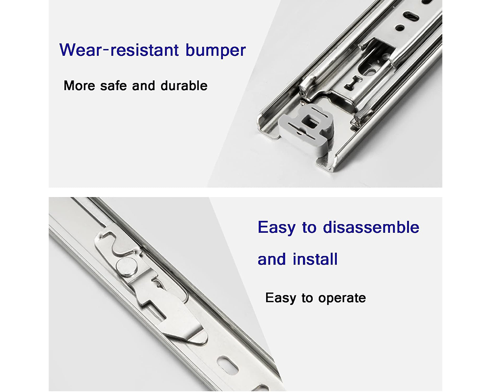 400mm Drawer Slides Runner – Heavy Duty Full Extension Drawer Slides
