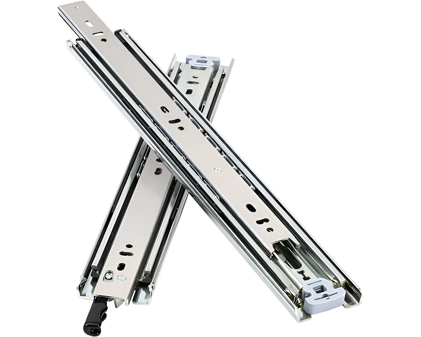 16" Drawer Slides Runners with Locking Function