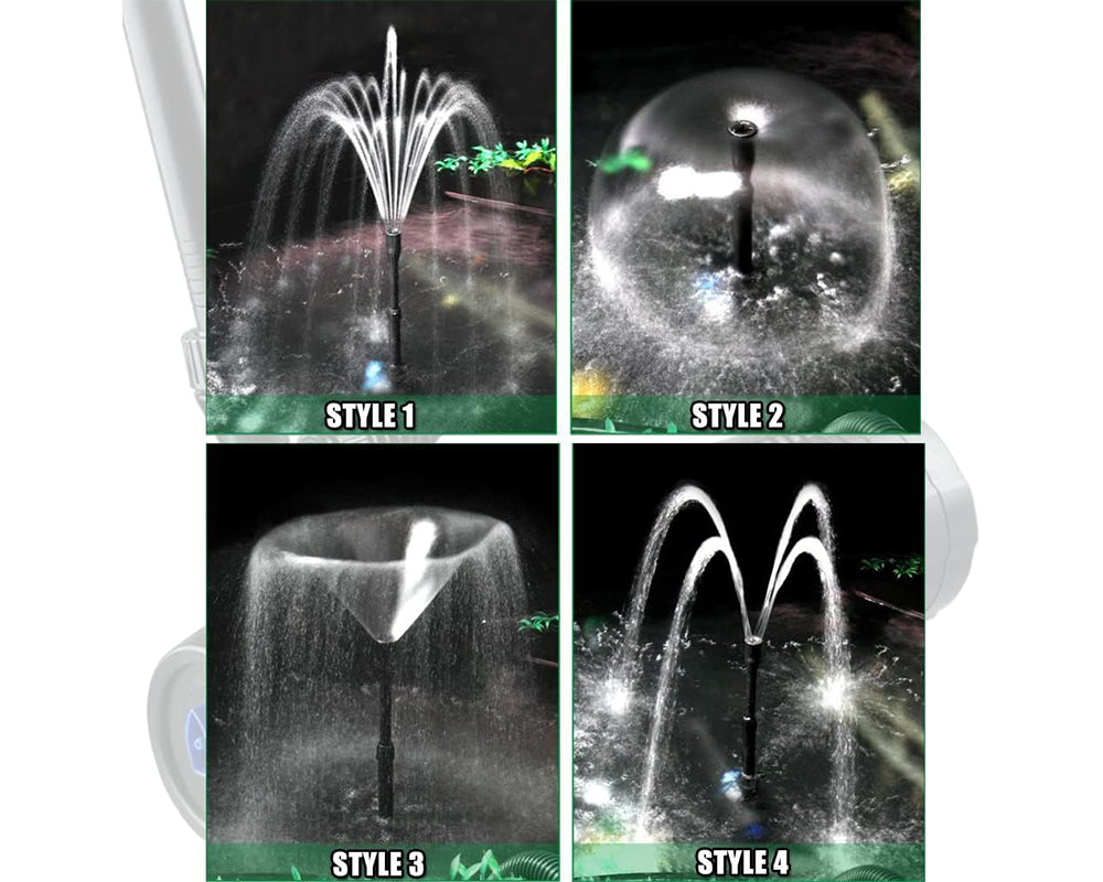 All in One Pond Pump Filter with Fountain & UV Sterilizer for Crystal Clear Water
